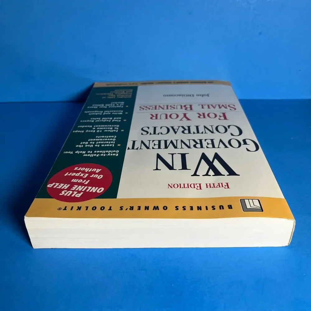 Win Government Contracts for‎ Your Small Business (5th Ed.) John DiGiacomo